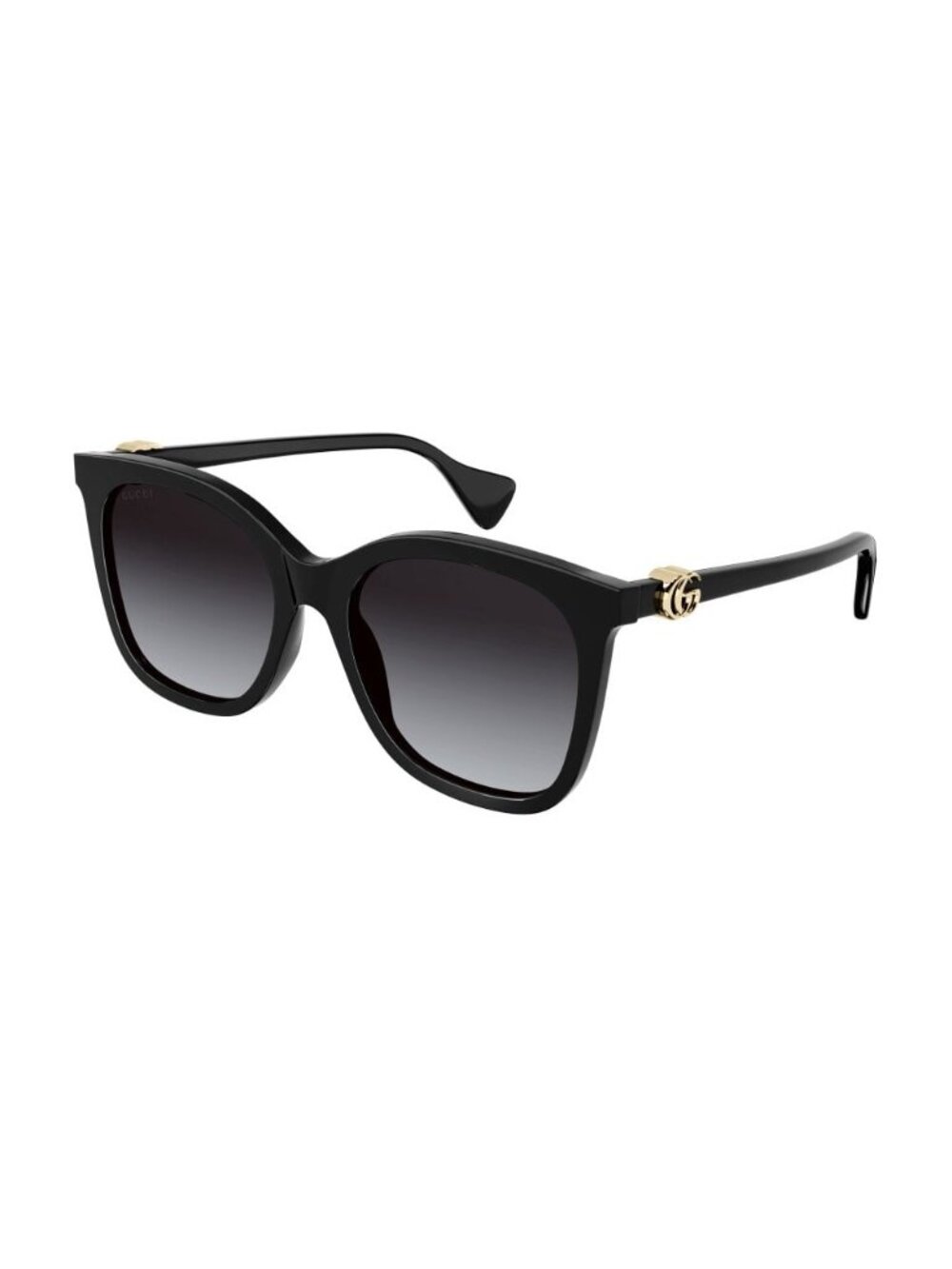 New Gucci Unisex Sunglasses Black Square Multicolor Lens Acetate Frame GG1071S